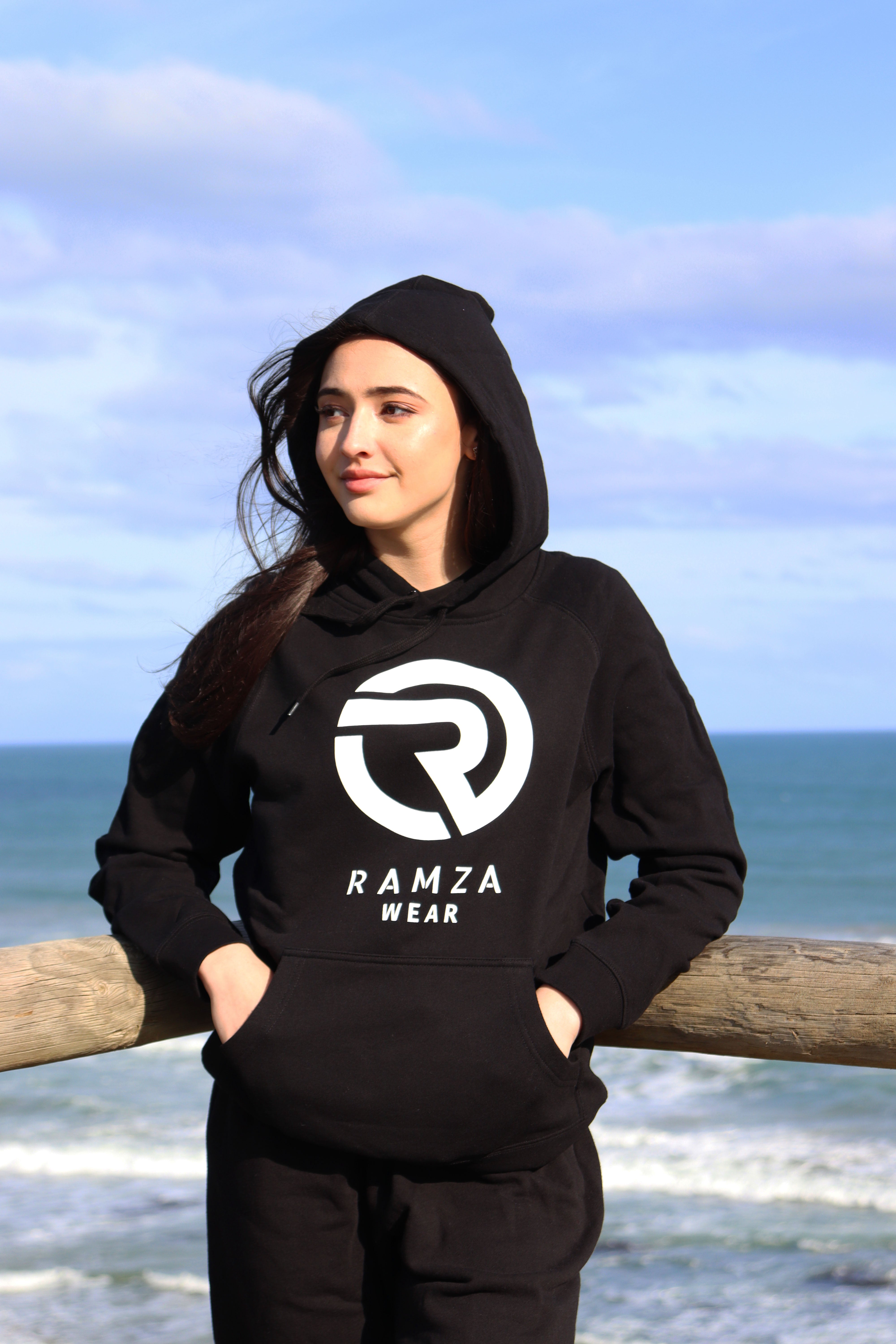 Womens Black Ramza Hoodie