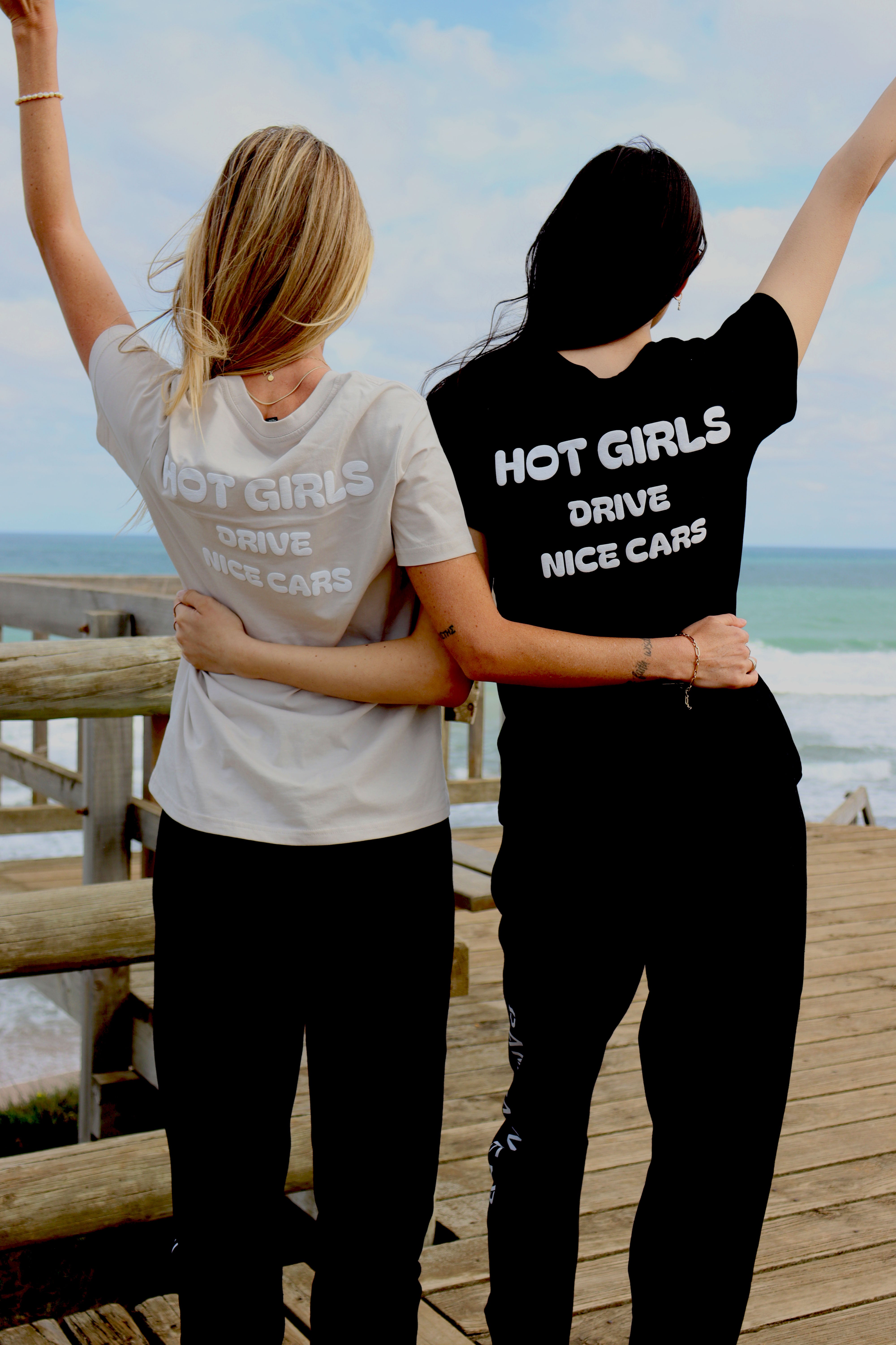 Hot Girls Tee - Bone