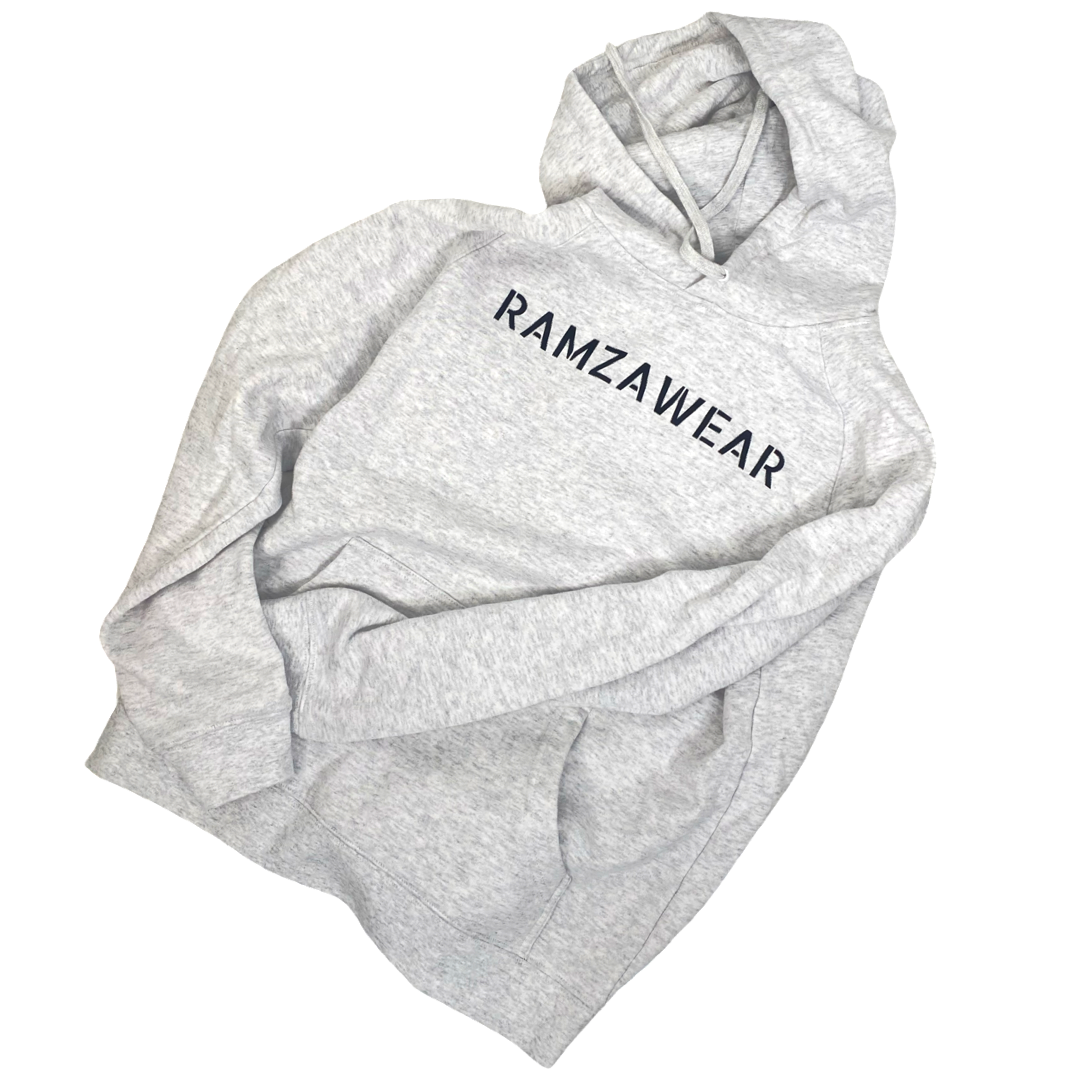 Womens White Marble RamzaWear Hoodie