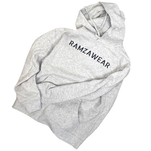 Womens White Marble RamzaWear Hoodie