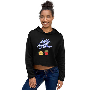 Womens Better Together Crop Hoodie